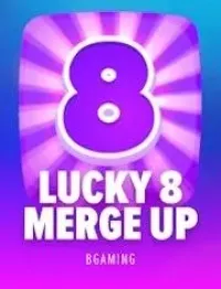 lucky 8 merge up game logo